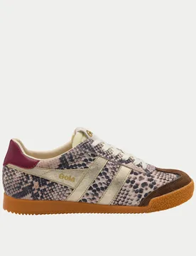 Elan Safari Leather Trainers White Mix female - Gola - FashionsVida