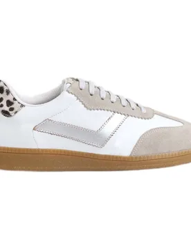 Sneaker 2051701221 Leather Animal Print White EU 40 - Silbon - FashionsVida