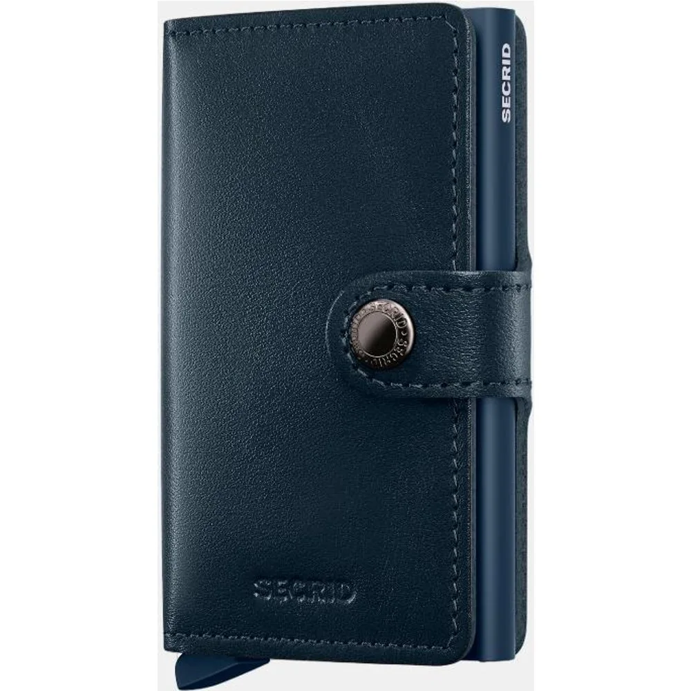 Tarjetero de piel Original Navy-Navy con protección RFID - Secrid - FashionsVida