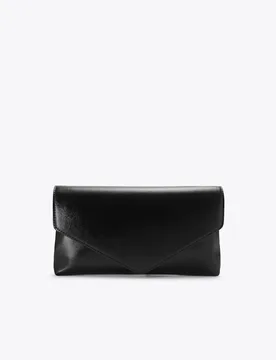 Faux Leather Clutch bag Black female - Kurt geiger - FashionsVida
