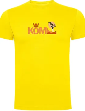 Maglietta A Maniche Corte Kom Yellow - Kruskis - FashionsVida
