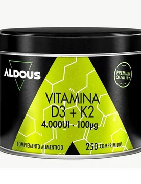 ALDOUS Comprimidos Vitamina D3 + K2 - ALDOUS - FashionsVida