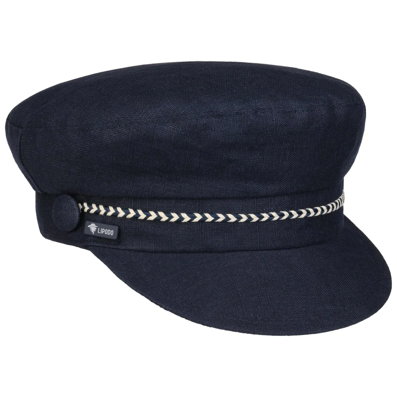 Linen Fisherman´s Cap by - navy - Damen - Size: One Size - Lipodo - FashionsVida