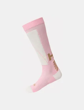 Unisex Alpine Technical Merino Wool Sock Pink 42-44 - Cherry Blossom Pink - Unisex - Helly Hansen - FashionsVida