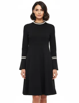 Vestiti casual donna - joyce abito clessidra m/l punto milano - n.d - 1ONE - FashionsVida