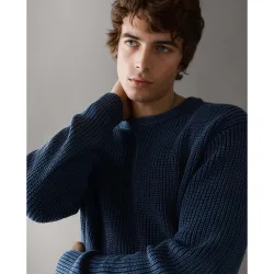 Jersey de hombre punto cuello redondo fit regular