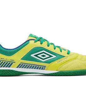 Chaussures De Futsal Sala Ii Pro In Golden Kiwi / White / Fern Green / Deep Surf EU 39 Homme,,Garçon,Fille - Umbro - FashionsVida