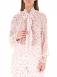 Blusa misto seta ROSA CHIARO M