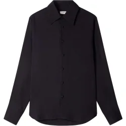 Camisa de vestir de hombre corte fluido manga larga
