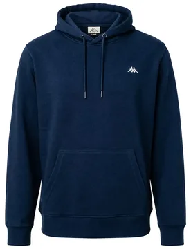 Felpa Con Cappuccio Venno Dress Blues M - Kappa - FashionsVida