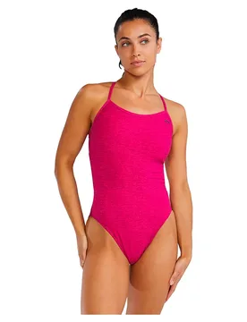 Durafast Elite Trinityfit Lapped Swimsuit Magenta 34 Women - TYR - FashionsVida