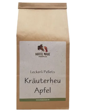 Leckerli Pellets Kräuterheu-Apfel 1kg - Hotte Maxe - FashionsVida