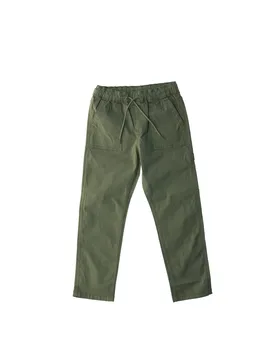 Pantalone a sigaretta VERDE OLIVA 5A - iDO - FashionsVida