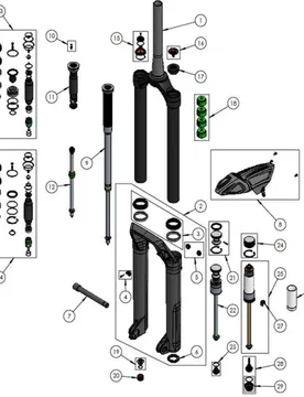 Kit Di Servizio Onyx 38 Wp Ref 16 Black - DVO - FashionsVida