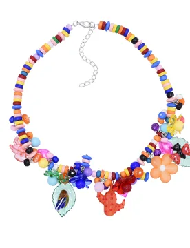 Colorful Acrylic Leaf Flower Candy Beads Choker Necklace for Women Super Cute Y2K Beaded Necklaces Girl's Charm Party Jewelry - Aliexpress - FashionsVida