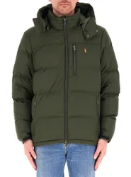 Piumino con cappuccio POLO VERDE MILITARE L
