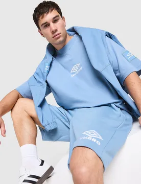 Iconic Boxy T-Shirt - Herren, Blau - male - Size: M - Umbro - FashionsVida