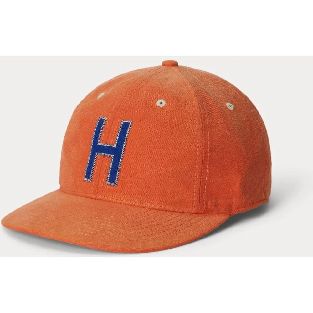 Gorra de hombre de algodón con letra H bordada - Polo Ralph Lauren - FashionsVida