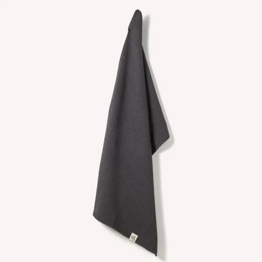 Organic Cotton Hand Towel - Slate Grey - Wild & Stone - FashionsVida