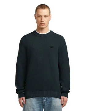 Pull Honey Comb Dark Patriot Blue XL - G-Star - FashionsVida