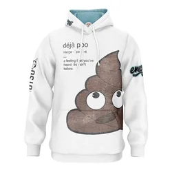 Felpa Con Cappuccio Emoji Déjà Poo Multicolour XS