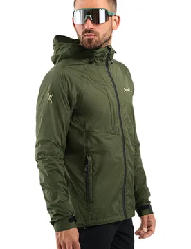 All terrain chaqueta impermeable ciclismo hombre Verde (M) - Spiuk - FashionsVida