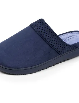 Chaussons mules crantées Marine marine 36 - Isotoner - FashionsVida