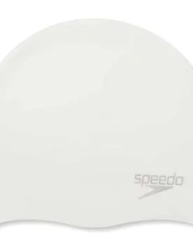 Gorro de natación unisex de silicona moldeada de color liso - Speedo - FashionsVida