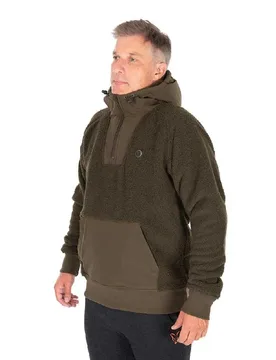 Hybrid Sherpa Jacket Olive M Men - Fox International - FashionsVida