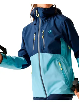 Diverging ii chaqueta impermeable mujer Marino (10) - Dare2b - FashionsVida