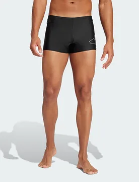 Boxer da nuoto Big Bars S Black / White - Adidas - FashionsVida