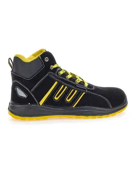 Scarpe antinfortunistiche nere inserti gialli S1P Blue energy BS 90 S1P SR 42 - BLU STAR - FashionsVida