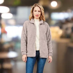 Pagen Flanell-Jacke taupe