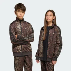 GIACCA FIREBIRD LOOSE AOP TOP 11-12A Night Brown