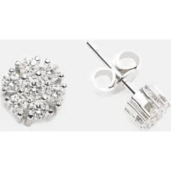 Pendientes de oro y diamantes
