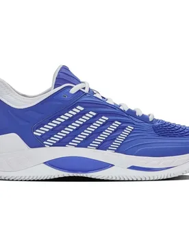 Hypercourt Supreme 2 Clay Shoes Dazzling Blue / White / Baltic Sea UK 8 - K-swiss - FashionsVida