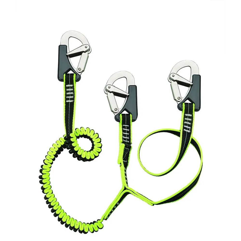 Hooks Double Safety Strap 1.5 M Black / Yellow One Size unisex - Plastimo - FashionsVida