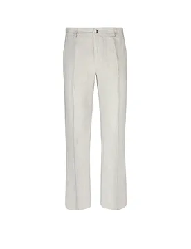 Pantalon en lin NORA gris 38/L32 - Mac - FashionsVida