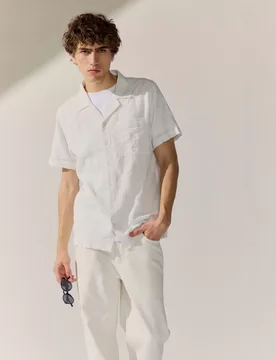 He.-Freizeithemd 1/2 Arm male - M - FashionsVida