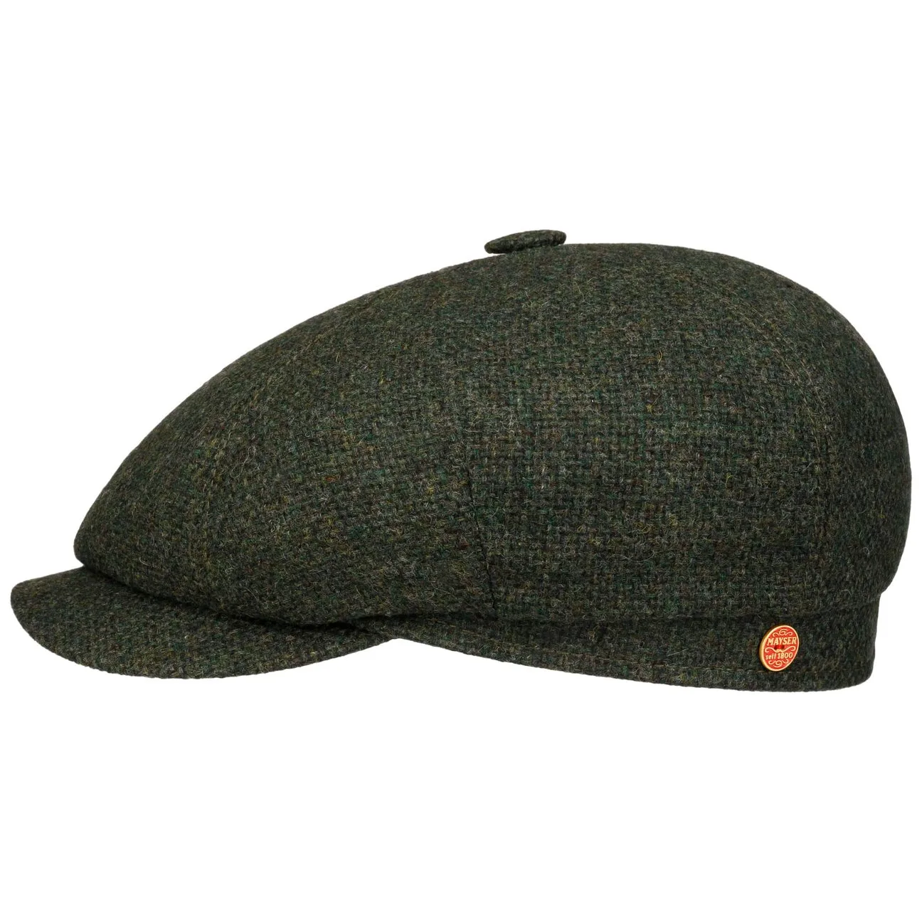 Seven Hunter Flat Cap by - olive - Size: 57 cm - Mayser - FashionsVida