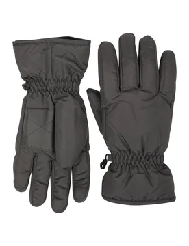 Womens Ski Gloves - Black - Black - Size: L - Mountain Warehouse - FashionsVida