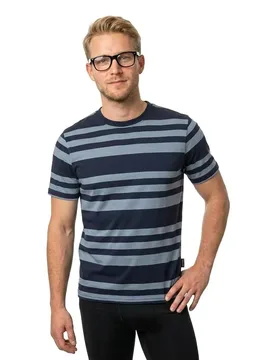 Pascal Short Sleeve T-shirt SR Navy / Dusty Blue 2XL Men - Sea Ranch - FashionsVida