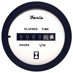 Euro Hourmeter White One Size unisex
