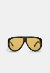 Sonnenbrille aus Kunststoff Schwarz OS