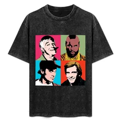 The A-Warhol Team T-Shirt Basic Tee Shirt for Everyday Outfit