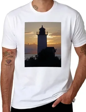 Sunset at Annisquam Lighthouse T-Shirt t shirts designer man t shirts for men casual T-Shirt - Aliexpress - FashionsVida