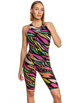 Bodyshell Open Back Competition Swimsuit Multicolor S9 3XS Women - Mad Wave - FashionsVida