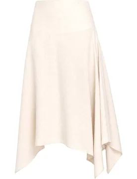 Falda midi con bajo de picos boho - The-Are - FashionsVida