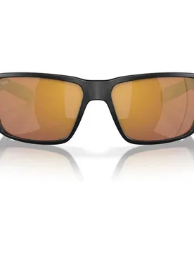 Lunettes De Soleil Polarisées Blackfin Pro Matte Black Gold Mirror 580G unisex - Costa - FashionsVida