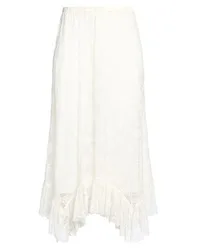 CHLOÉ Maxi-Rock Damen Weiß 44 Damen
